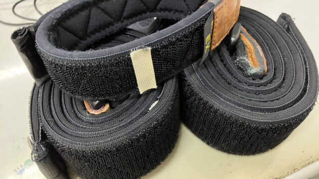 加圧トレーニングのベルト。やっぱりこのトレーニングは僕には合わない